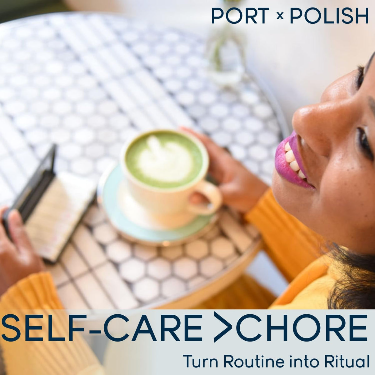 PORT X POLISH Designer Weekly Pill Box Organizer (AM/PM 2X Daily, Crisp White) | Compact, Stylish 7-Day Vitamin Supplement Case | Cute Portable Mini Travel Medicine Carrier | BPA-Free Pillbox Caddy