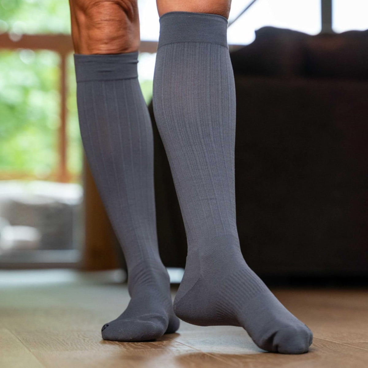 Medical Grade Compression Socks for Men & Women 15-20 mmHg by OrthoSleeve (Black, Small)