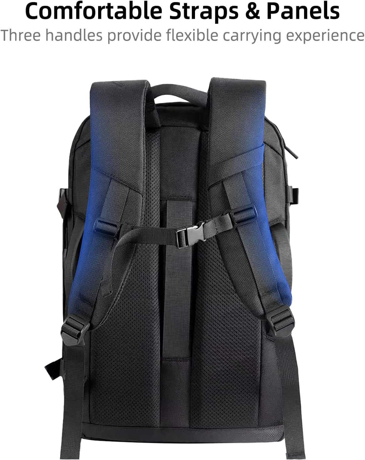 GHERSON Travel Laptop Backpack, TSA Friendly Flight Approved Carry-on Luggage,Water-resistant Lightweight Business Rucksack,Durable Large Weekender Bag Daypack Fits 17.3 Inch Laptop
