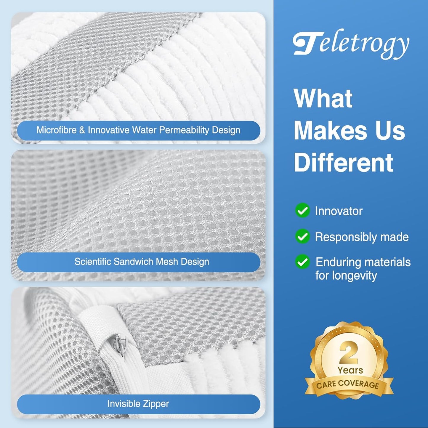 Shoe Washing Machine Bag 2PCS, Reusable Durable Invisible Zipper Laundry Bags for Shoes, Shoe Wash Bag for Washer and Dryer, Sneaker Tennis Shoe Cleaning Bag for All Shoe Types, White