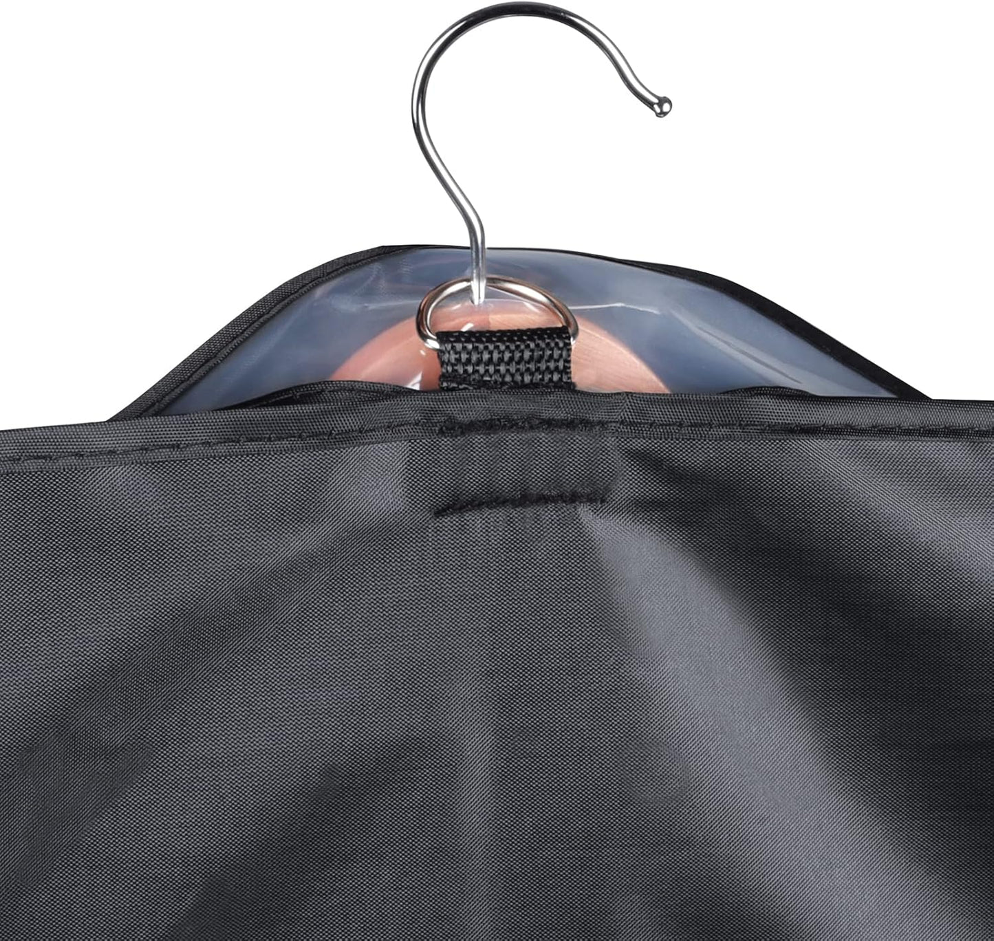 Univivi 16 Pack Suit Garment Bag for Men, 40-Inch Suit Cover Bag Garment Bag for Multiple Suits for Closet Storage with Clear Window for Suit Jacket, Skirt, Shirt and Coat, Black, UN0755