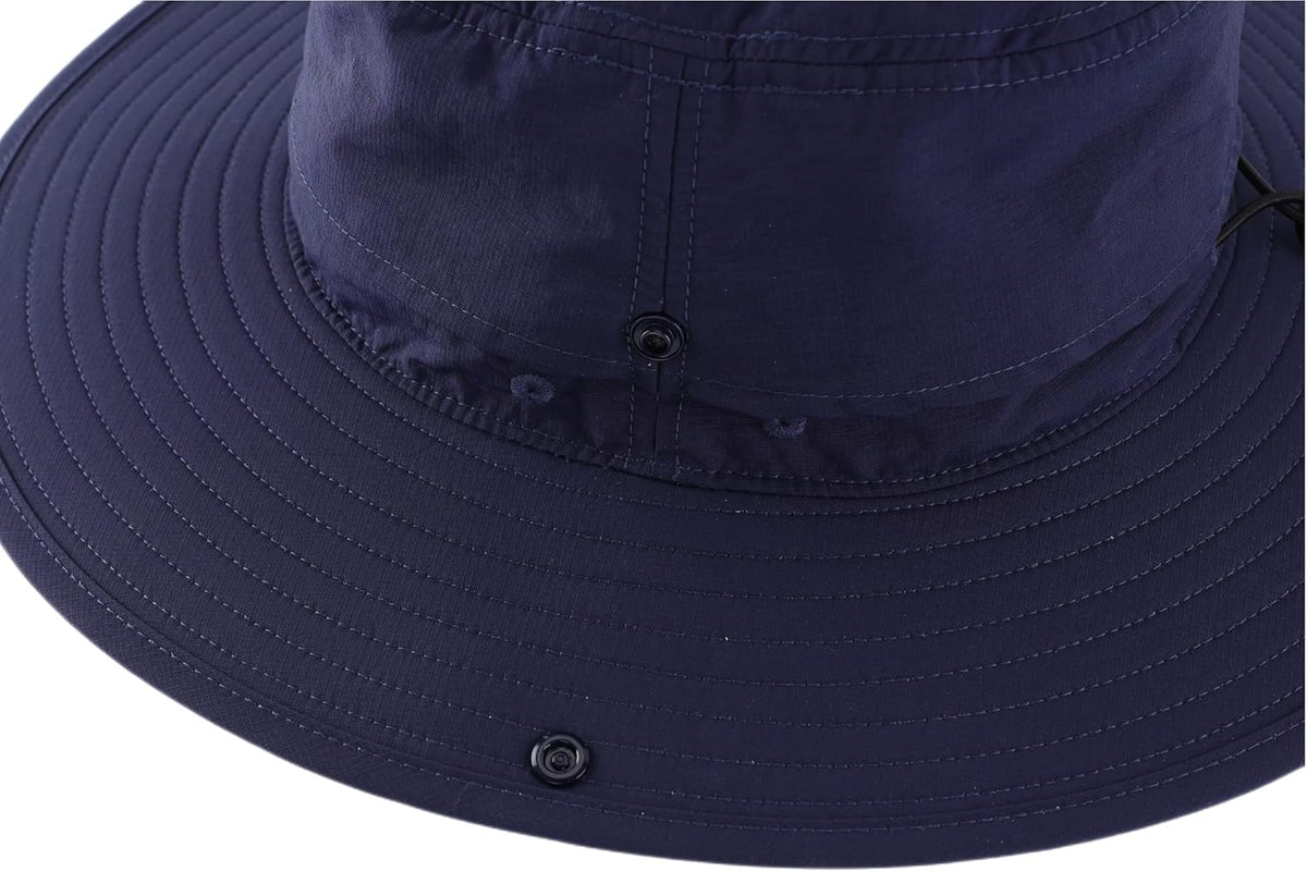 Connectyle Sun Hat for Men Women Outdoor UV Protection Safari Hat for Fishing Hiking Gardening Breathable Cowboy Hat UPF50