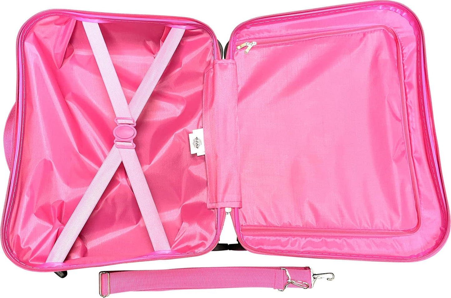 Fast Forward Ride-On 18" Suitcase For Kids/Tow-Along Toddler Carry-On Luggage With Wheels (Paw Patrol-Girls)