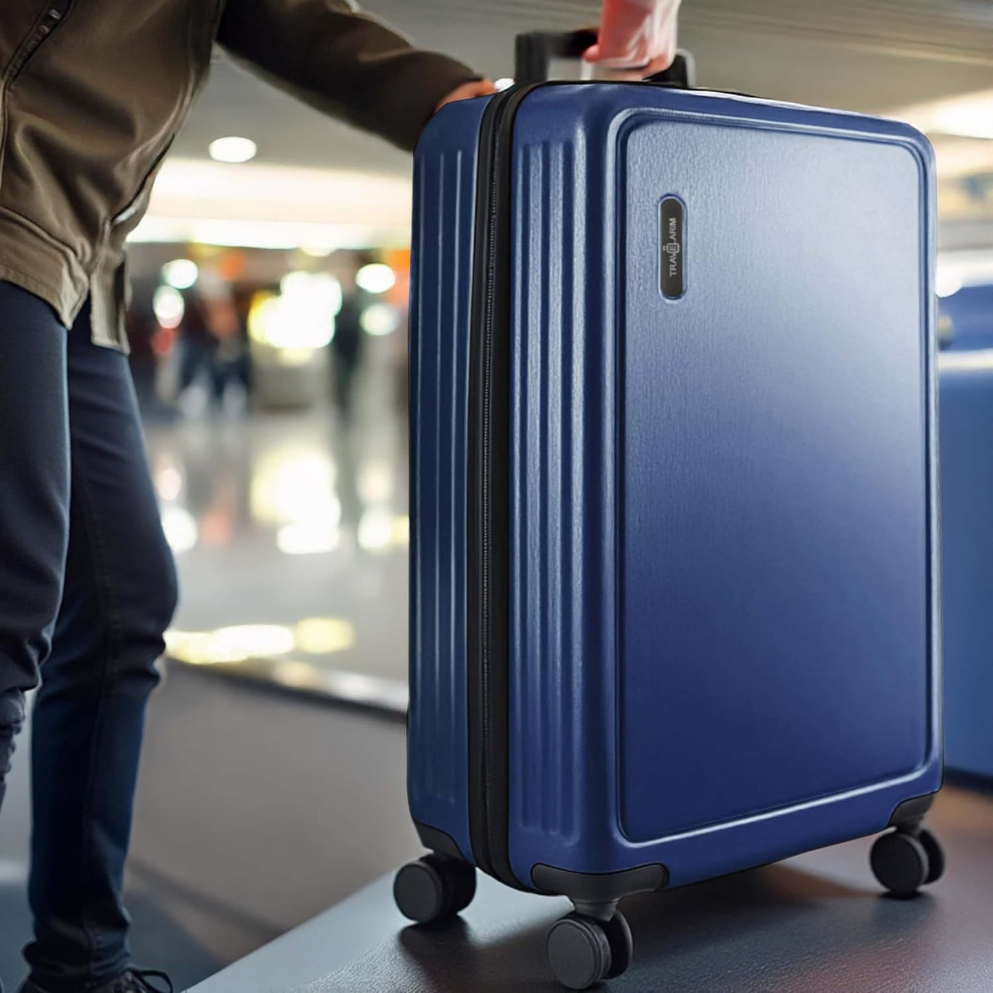28 Inch Luggage with Spinner Wheels, Hard Shell Suitcase with TSA Locks for Luggage, Travel Large Suitcase, Expandable Hard Shell Suitcases, Navy