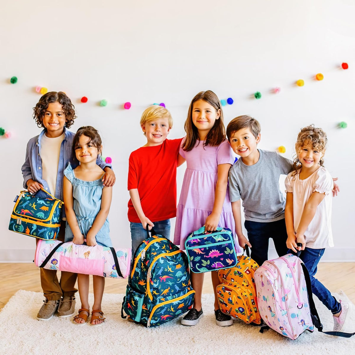 Wildkin Kids Insulated Lunch Box – Durable and Reusable for School & Travel - Game On