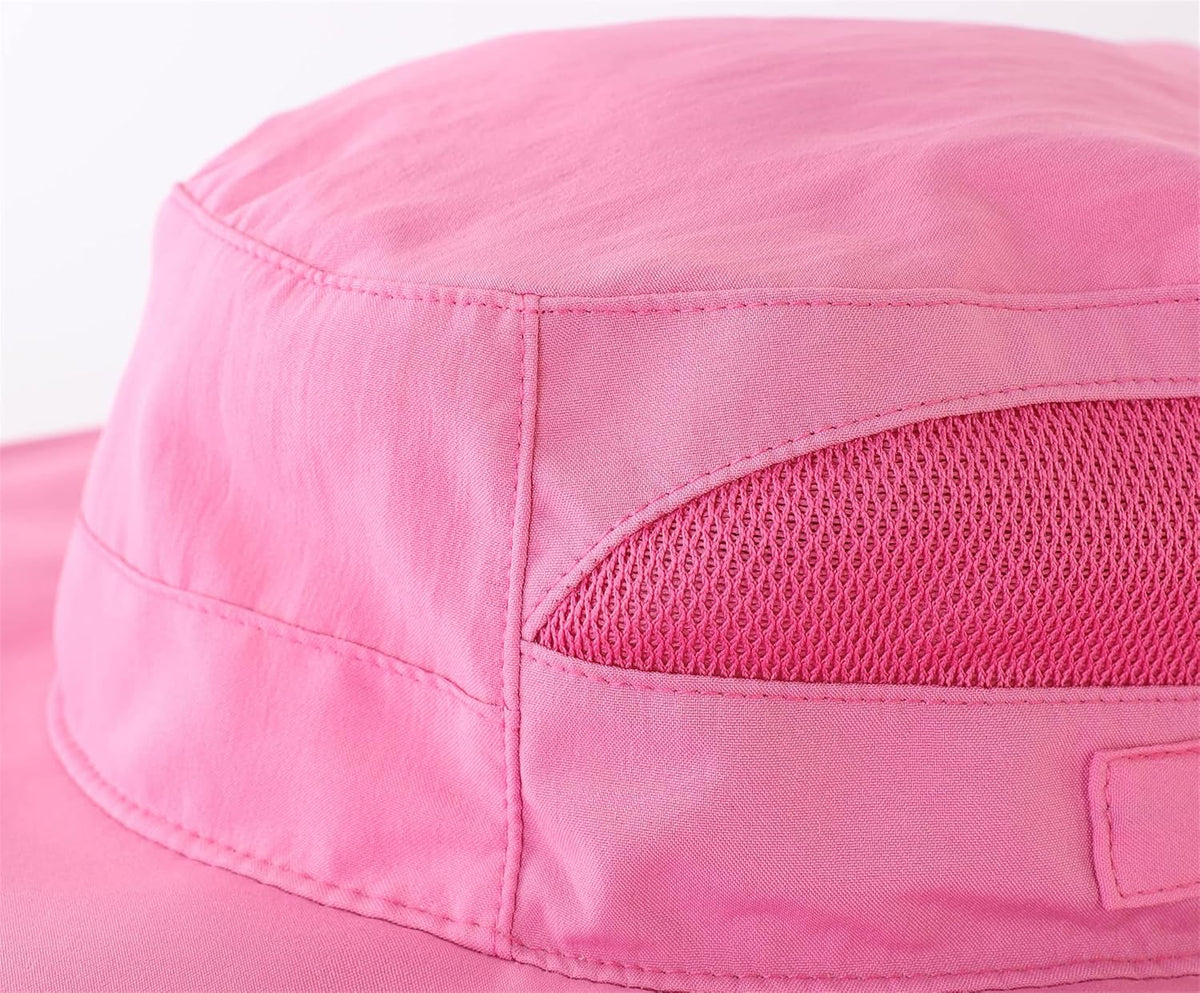 Connectyle Women's UPF 50+ Sun Hat UV Protection Wide Brim Bucket Hat Summer Beach Hats Fishing Hiking Outdoor Safari Hats