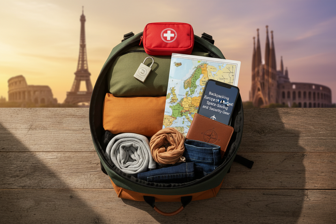 Backpacking Europe on a Budget: Space-Saving Hacks and Security Gear