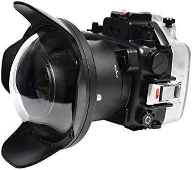 Sea frogs 40M/130ft Underwater Camera Housing Waterproof Case for Nikon Z7, Compatible with Nikon Z6, with 6 Inch Dome Port Kit