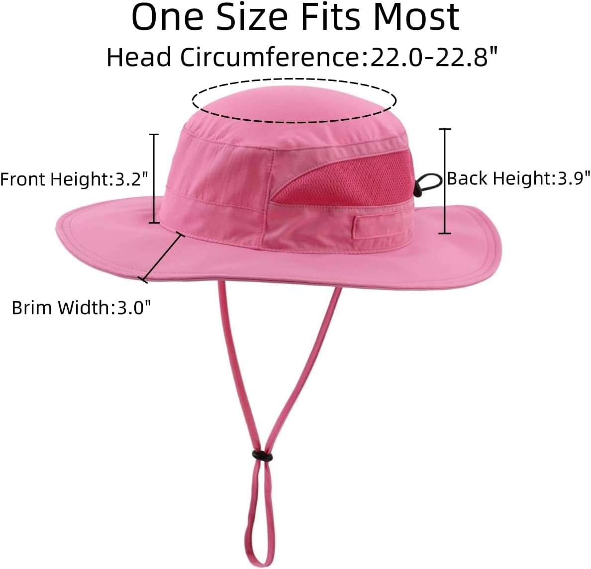 Connectyle Women's UPF 50+ Sun Hat UV Protection Wide Brim Bucket Hat Summer Beach Hats Fishing Hiking Outdoor Safari Hats