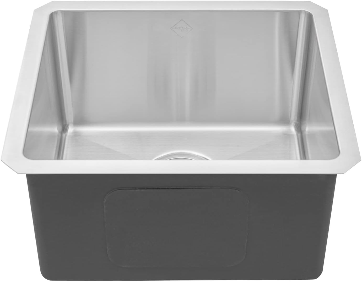 17 in. x 15 in. x 9 in. 16-Gauge Stainless Steel Undermount Single Bowl Bar Prep Kitchen Sink with Silicon Dishrack and Strainer