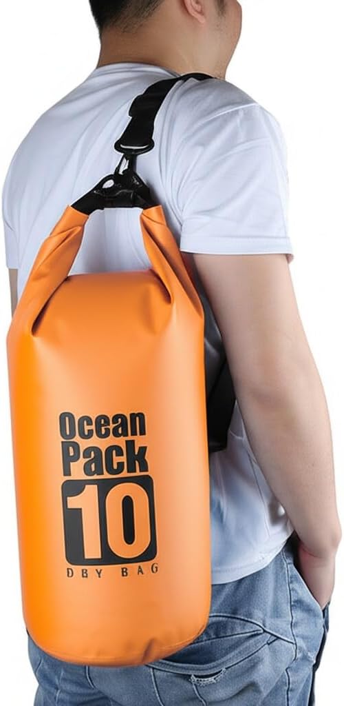 Dry Bag Waterproof Backpack 5L/10L/20L/30L Roll Top Waterproof Bag,Floating Dry bags for Kayaking,Swimming,Boating,Camping,Beach.