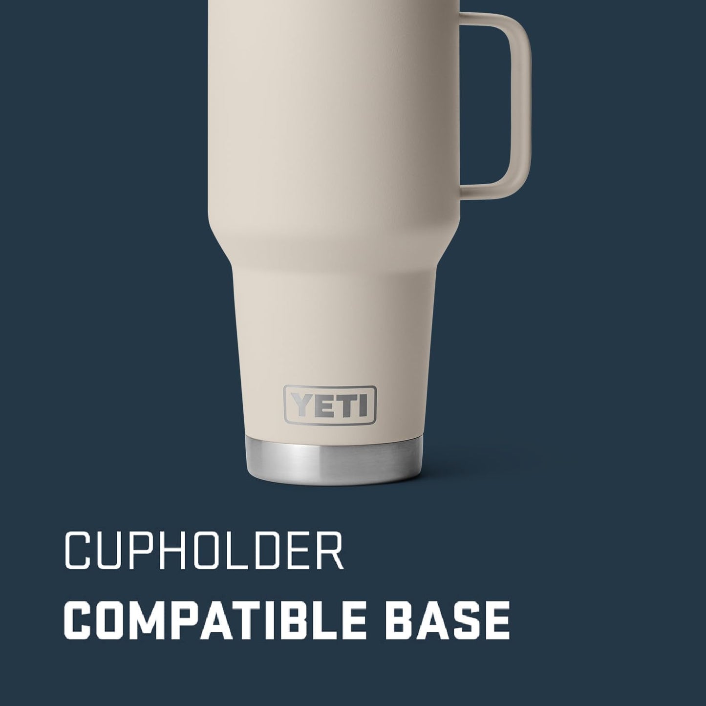 YETI Rambler 30 oz Travel Mug, Stainless Steel, Vacuum Insulated with Stronghold Lid