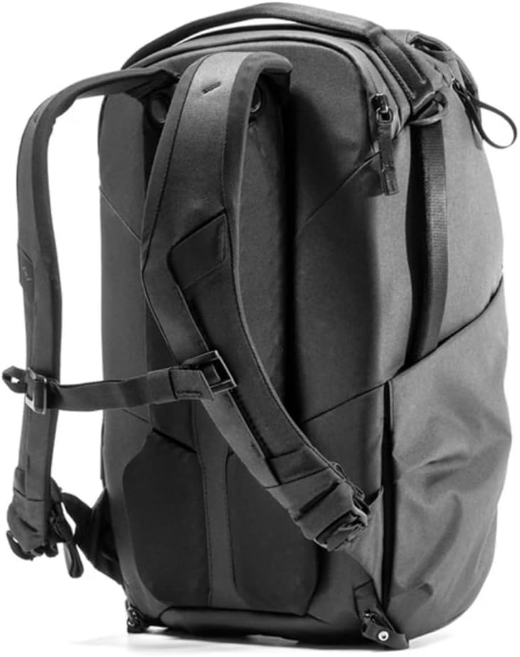 Peak Design Everyday Backpack 30L, Black, MagLatch Top, Dual Side Access, FlexFold Dividers, Fits 15" or 16" Laptop, For Camera Carry, Daily Commutes or Travel, Versatile Backpack for Men and Women