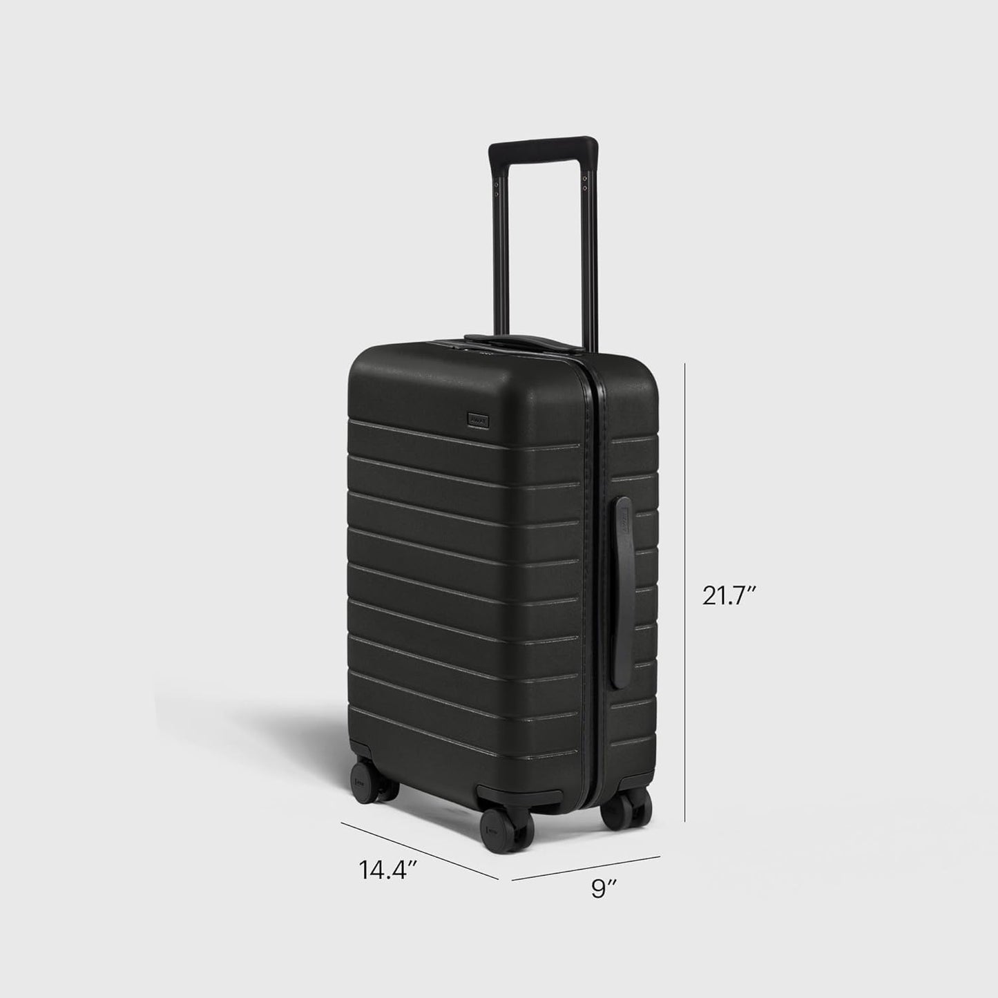 Away Carry-On Luggage, Lightweight Hardside Suitcase with Spinner Wheels, 22 Inch Airline Approved, TSA Lock, Sorbet Orange