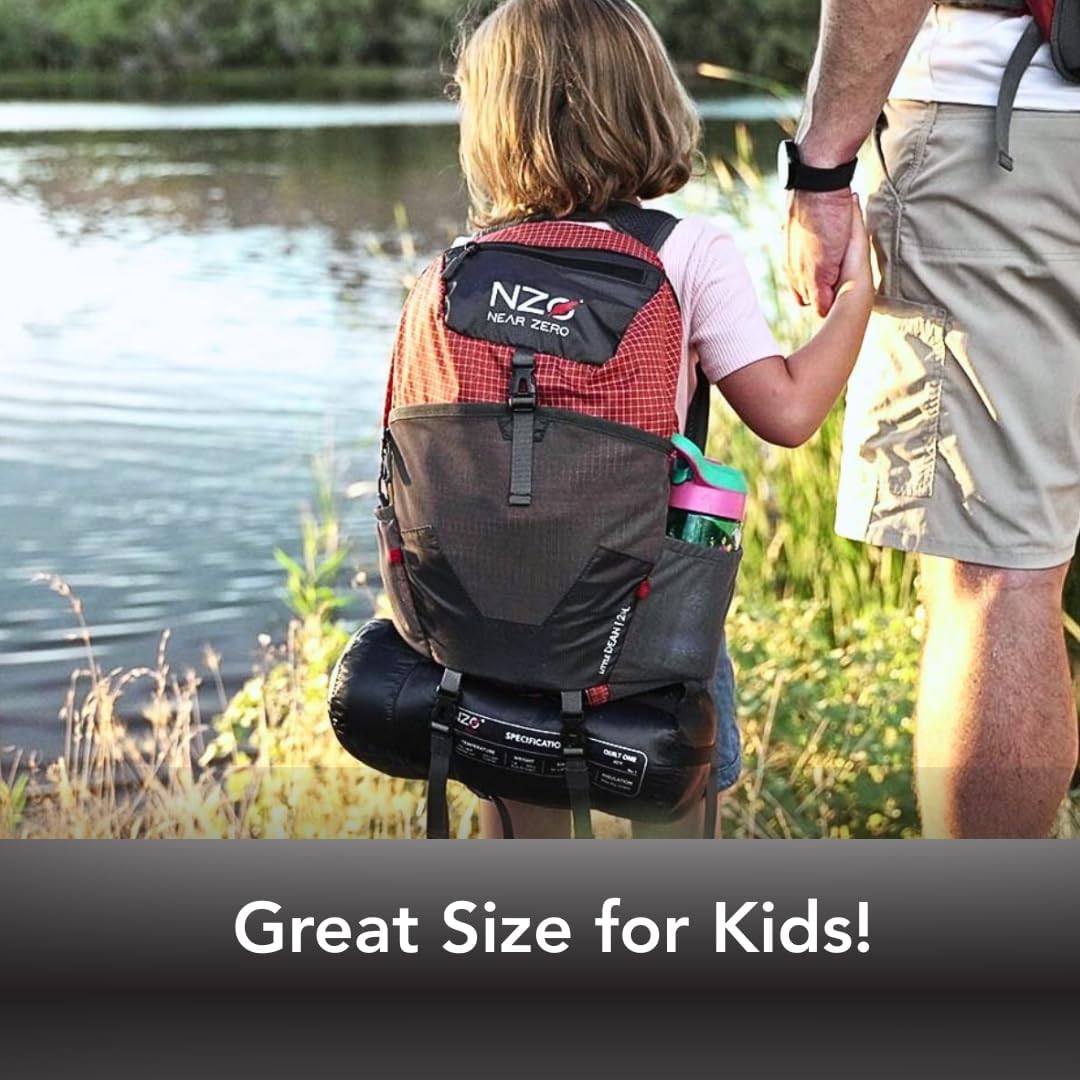 NEAR ZERO 20L Little Dean - Camping Backpack, Lightweight Hiking Backpack for Kids and Adults, Daypack with Smart Storage