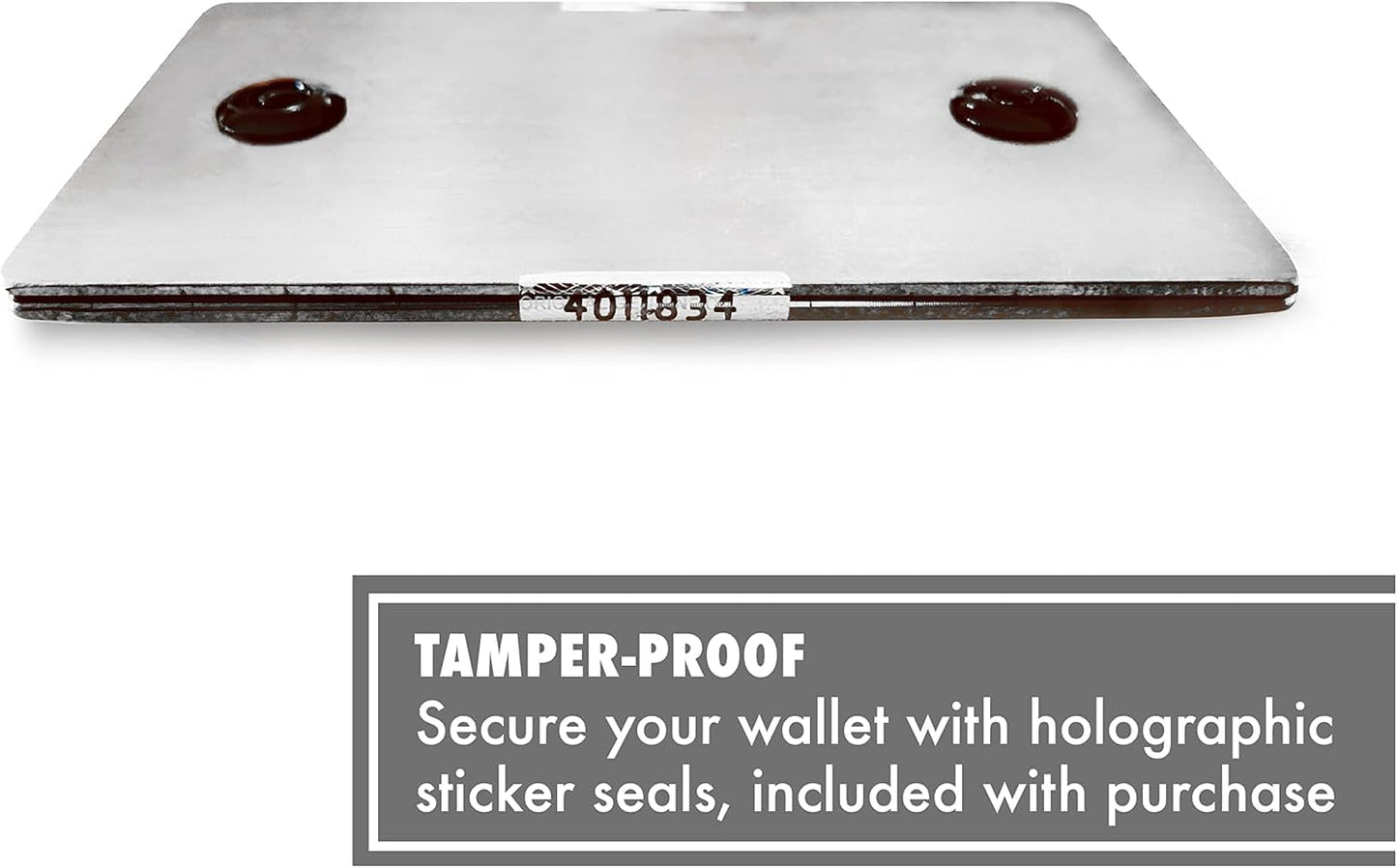 ColdTi - Titanium Bitcoin Seed Plates for Ultra-Secure Ethereum and Crypto Seed Phrase Storage (2 Plates w / 1 Scribe & Anti-Tamper Seals) - Premium Seed Phrase Metal.