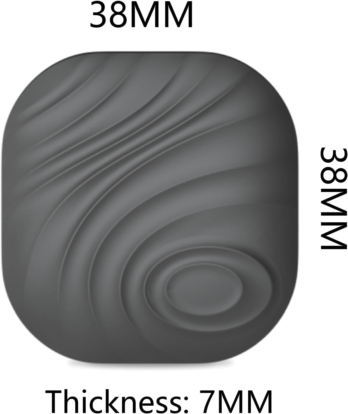 Smart Key Finder - Only iOS(Not for Android) - Bluetooth Smart Key Tracker Tag - Work for Apple Find My - Keep Track of The Items That Matter Most (2Coffee & 2White)