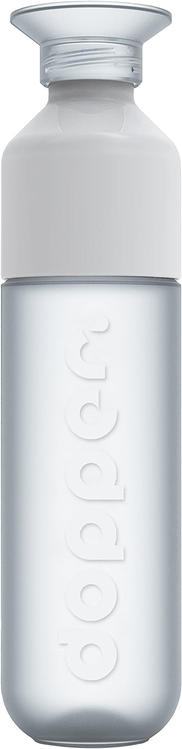 Preserve Dopper Water Bottle, 15.25 Ounce, Pure White