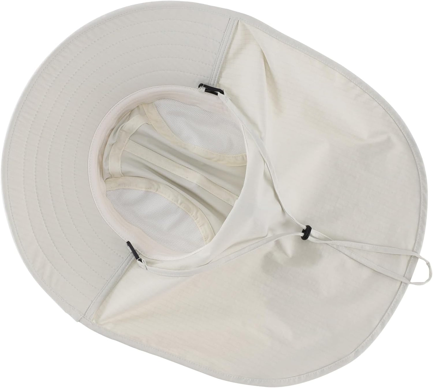 Home Prefer UPF 80+ Sun Hat for Men Women Wide Brim Sun Hat with Neck Flap Summer Safari UV Protection Gardening Fishing Hat