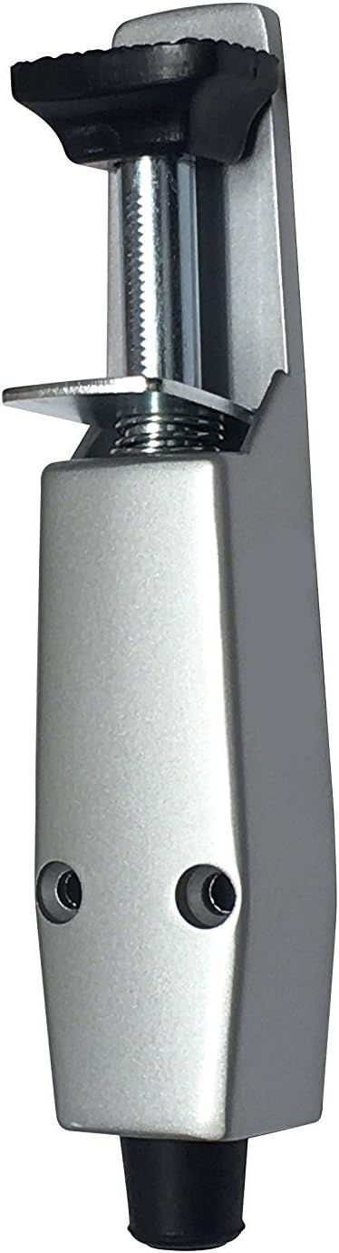 Pacific Doorware Heavy Duty Spring Loaded Step Down Push On Door Holder/Stopper (2, Aluminum)