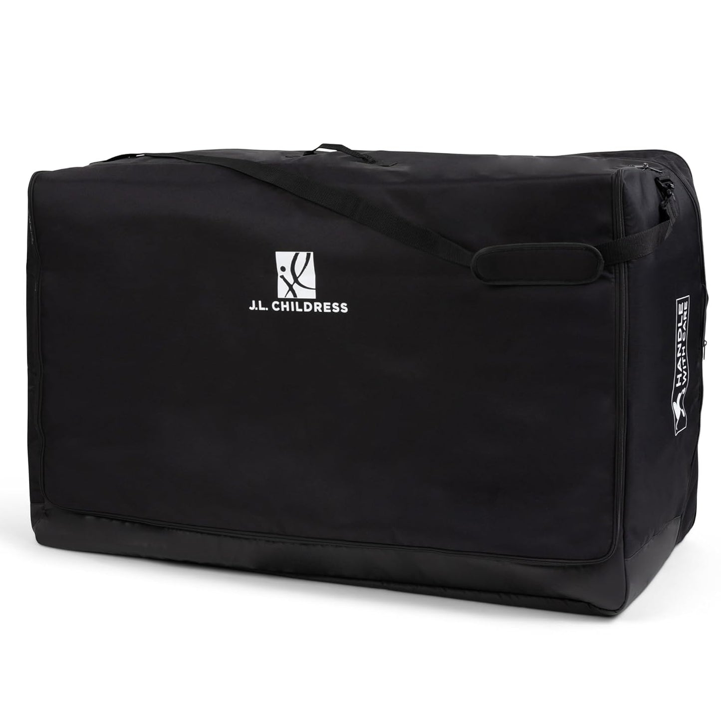 J.L. Childress Universal Stroller Travel Bag for Airplane - Fits Most Baby Strollers, Flying Essentials, Airport Accessories for Gate or Luggage Check, AirTag Compatible - X-Large PLUS, Padded
