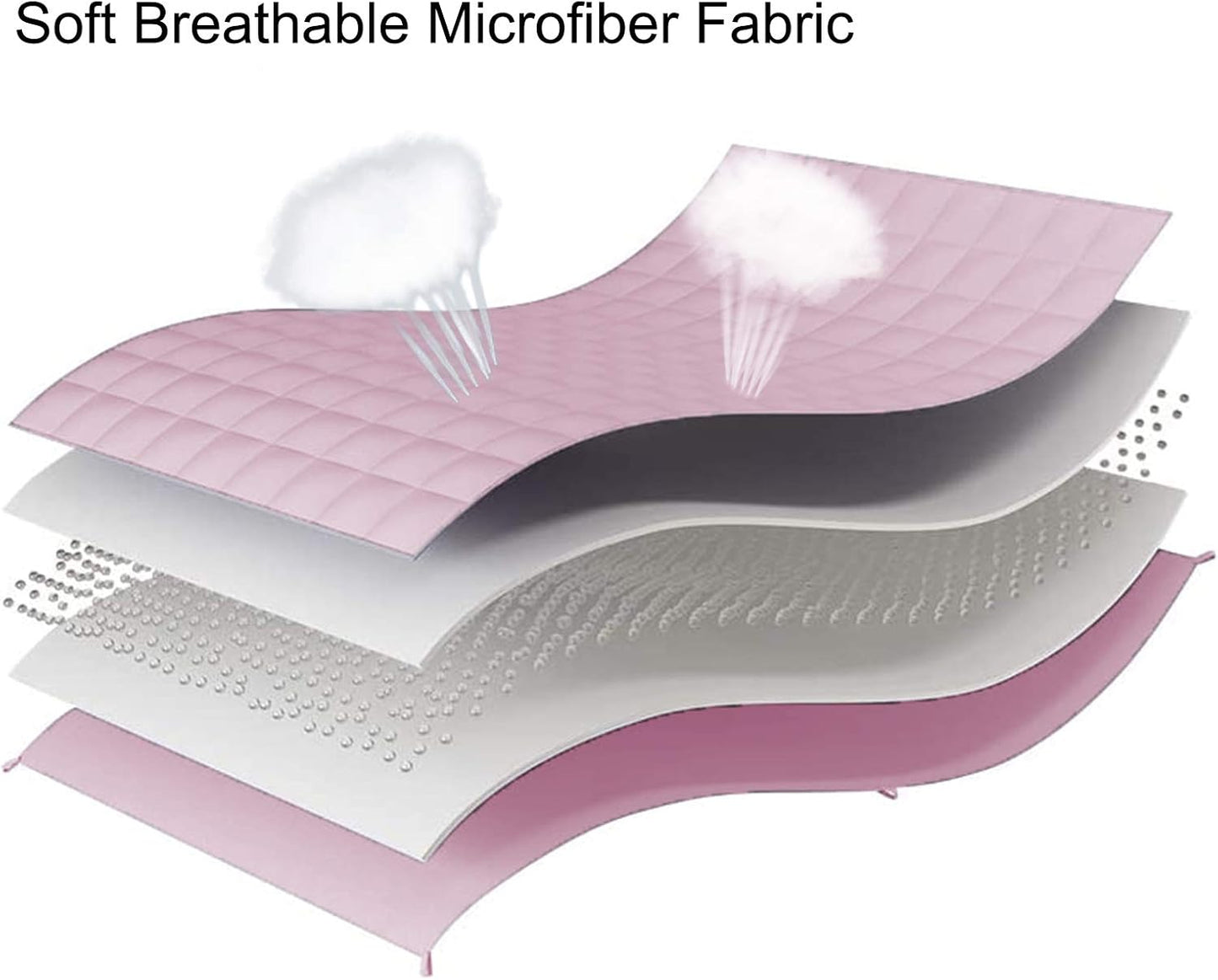 L'AGRATY Weighted Blanket - 80"x87" 25lbs Cooling Breathable Heavy Blanket Microfiber Material with Glass Beads Big Blanket for Adult All-season Summer Fall Winter Soft Thick Comfort Blanket