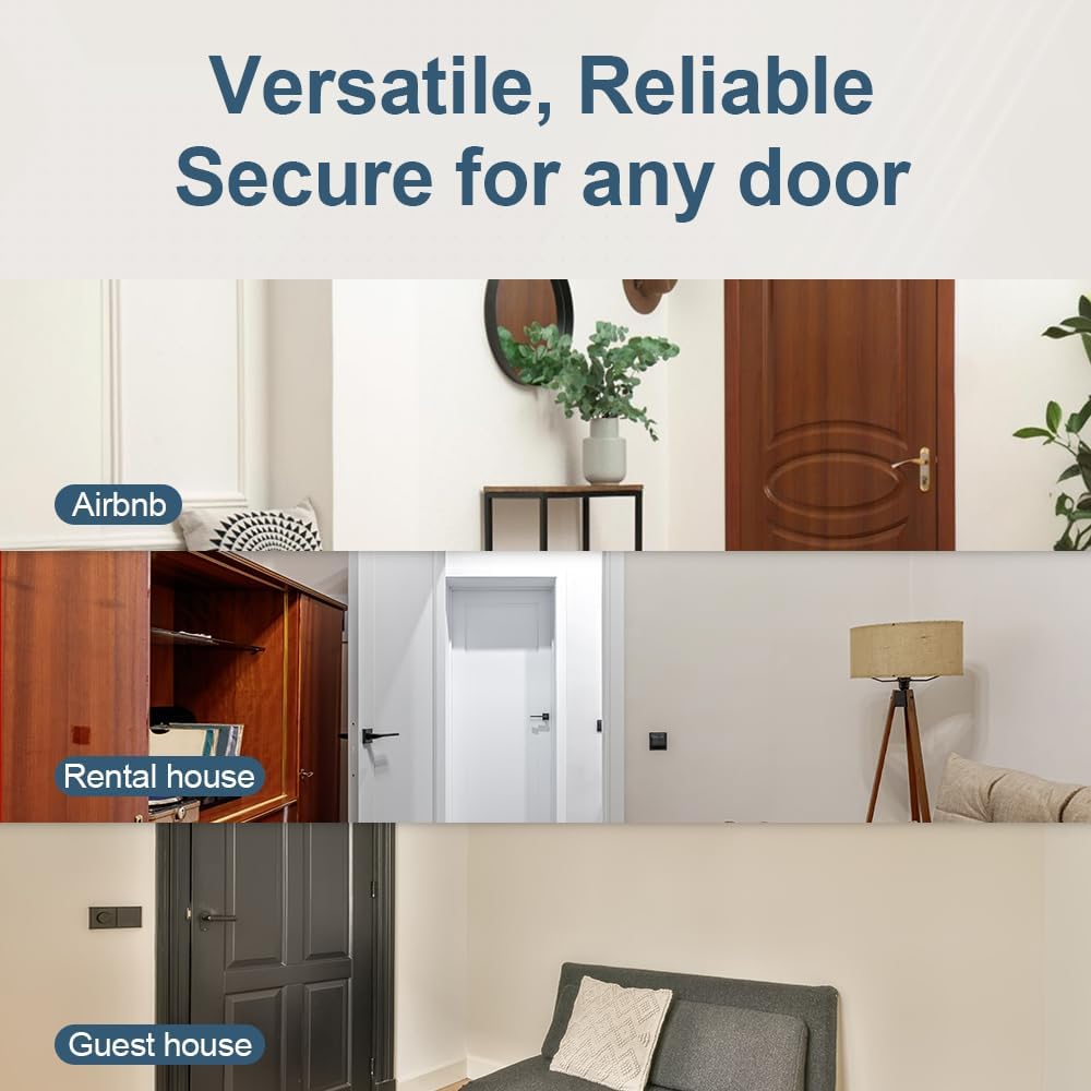 SeDoLi Portable Door Lock (Mute Dark Grey)