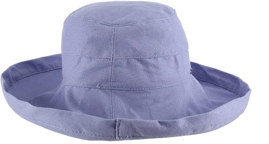 Scala Women's Cotton Hat with Inner Drawstring and Upf 50+ Rating