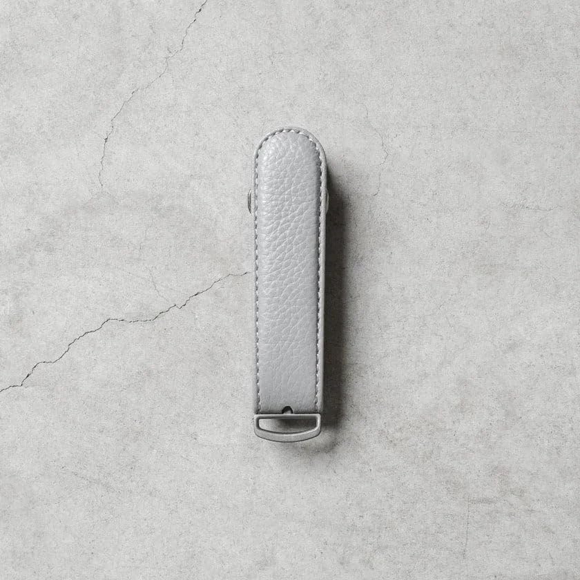 Jibbon Italian Premium Leather Key Organizer - Stylish Key Holder with Marine Grade 316 Stainless Steel, Compact EDC Keychain