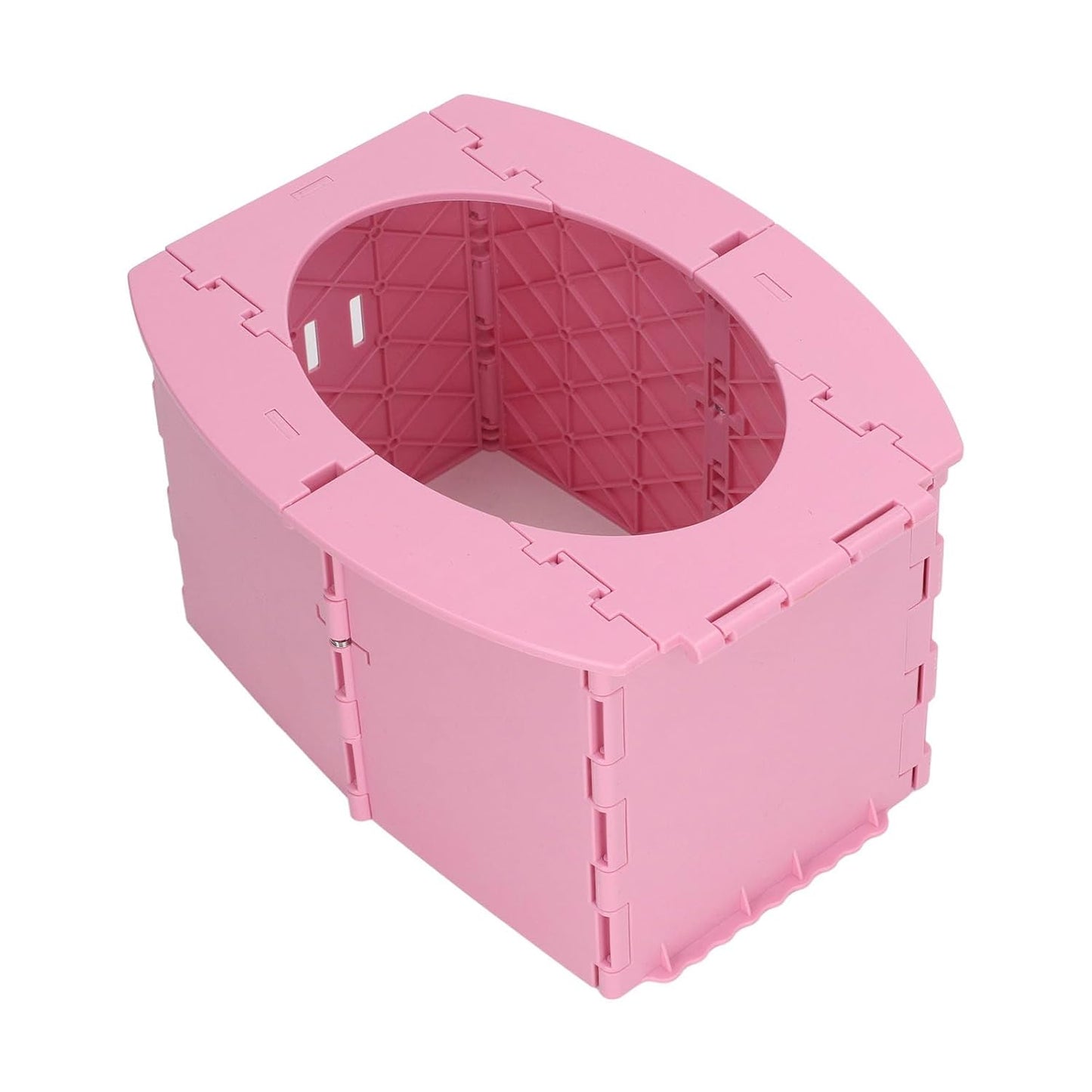 Portable Lightweight Foldable Toddler Potty Baby Toilet Camping Travel (Pink)