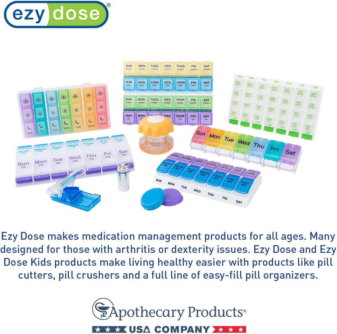 Ezy Dose Disposable Pill Pouches, Pill and Vitamin Storage, Clear, 50 Count