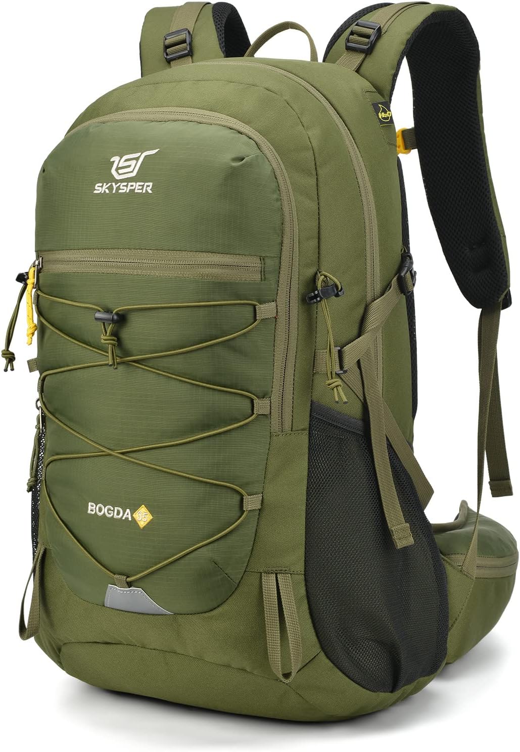 SKYSPER Hiking Backpack for Men Women, 35L Travel Backpack Waterproof Camping Backpack Outdoor Lightweight Daypack