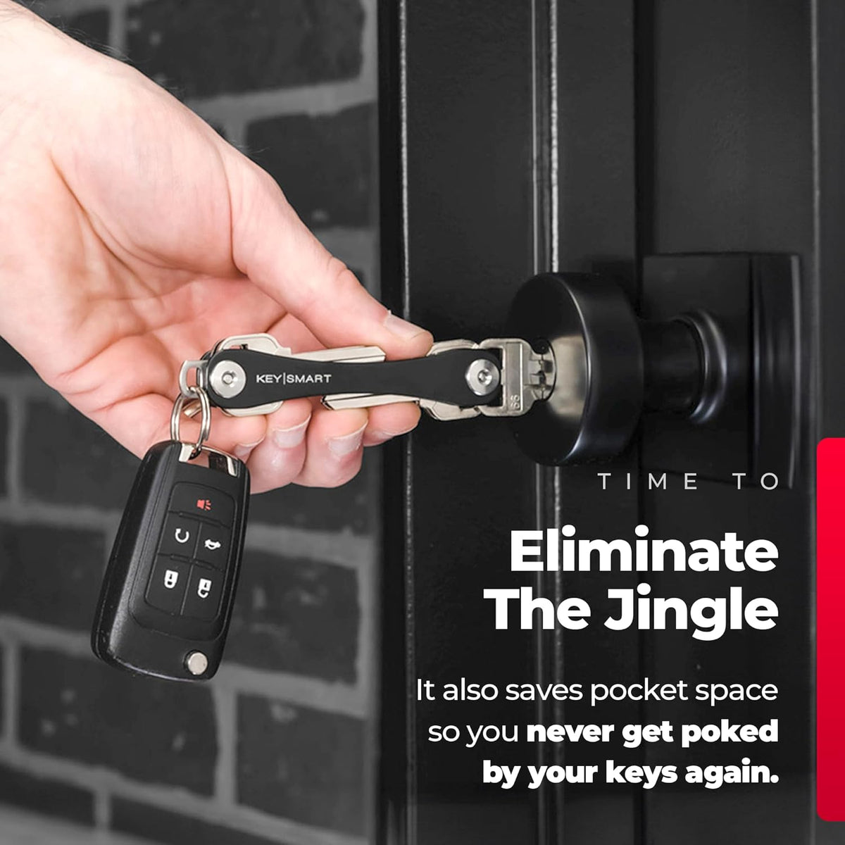 KEYSMART Key Holder for Keychain - Compact Key Organizer for Key Chain ...