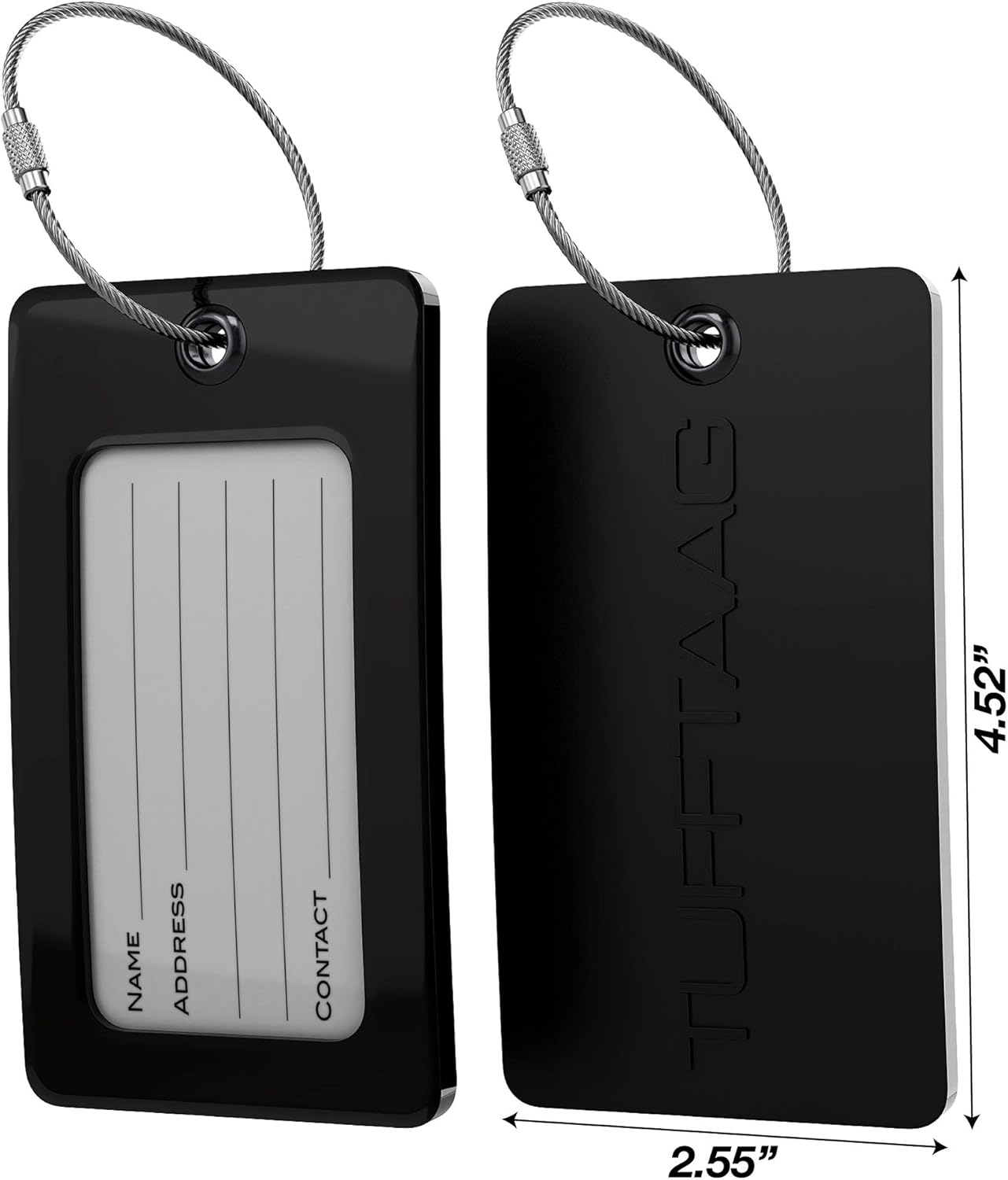 Luggage Tags TUFFTAAG, Business Card Holder, Suitcase Labels, Travel Accessories