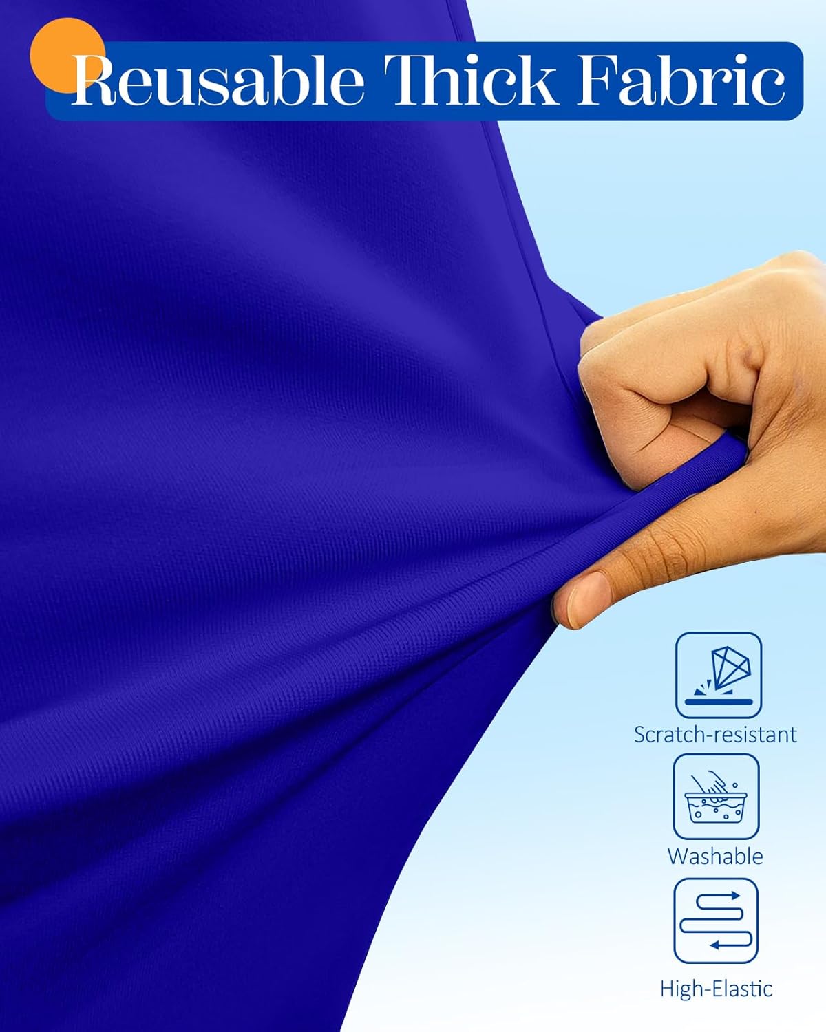 Slohif Luggage Cover for Suitcase Tsa Approved Protector - Luggage Sleeve Suit Case Cover Travel Stretch Large Baggage Case Protective Washable Fit 29-30 Inch Blue