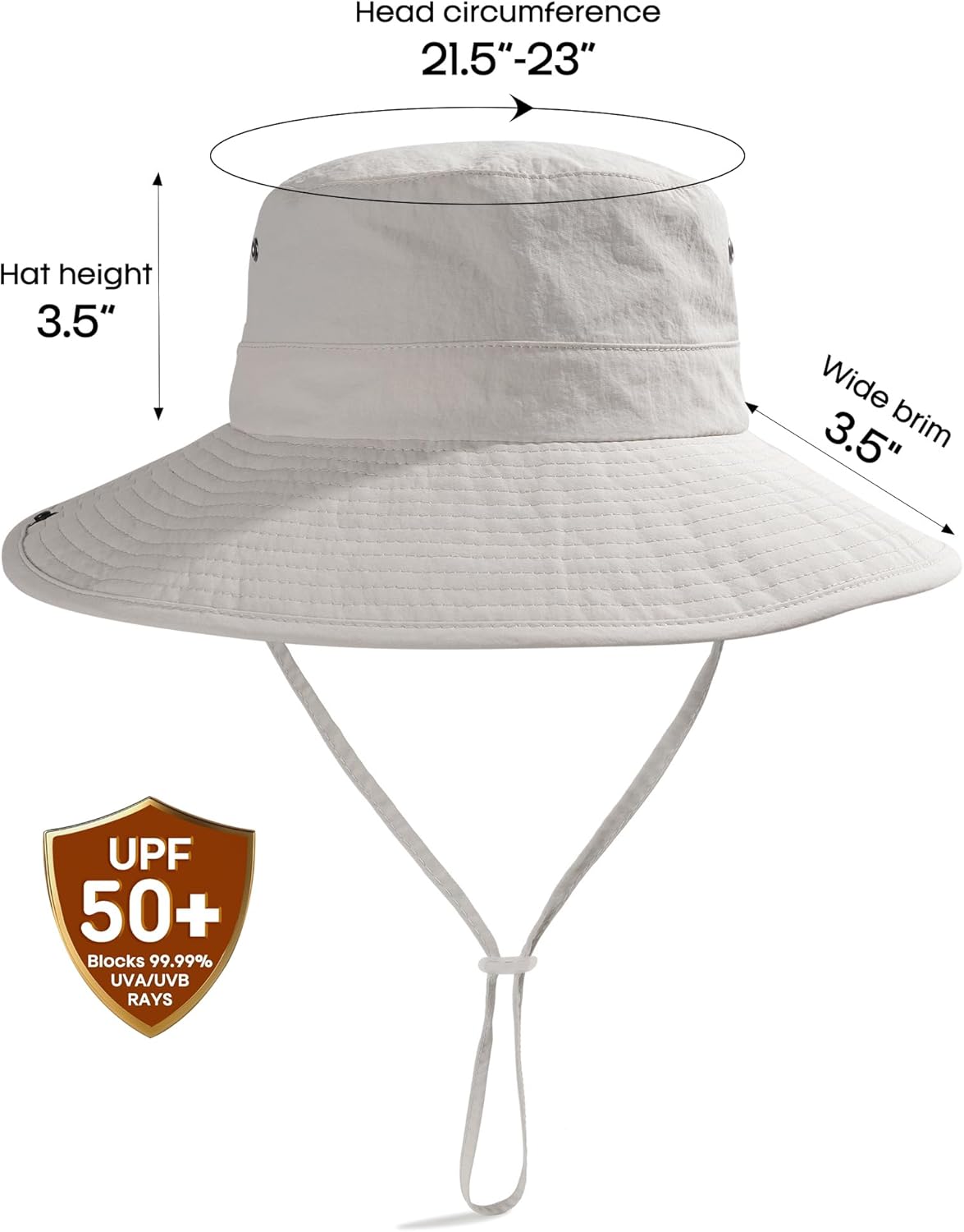 FURTALK Sun Hats for Women with Ponytail Hole Wide Brim Beach Bucket Hat UPF 50+ Fishing Hiking Outdoor Hats