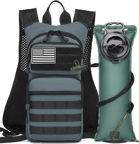 ATBP Insulated Hydration Pack Hiking Water Backpack Running Vest with 3L TPU Bladder Bag for Marathon Cycling Men