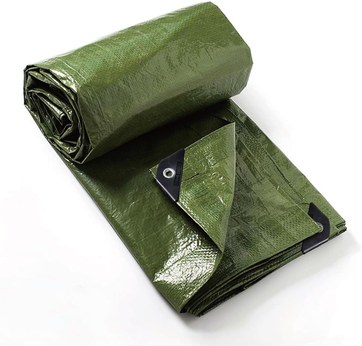 GUARD SHIELD Tarp Green 10x12 Feet Multi Purpose Waterproof Poly Tarp Cover 5mil