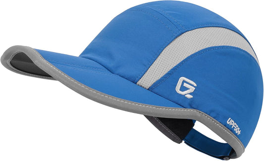 GADIEMKENSD Reflective Folding Outdoor Hat Unstructured Design UPF 50+ Sun Protection Sport Hats for Womens and Mens
