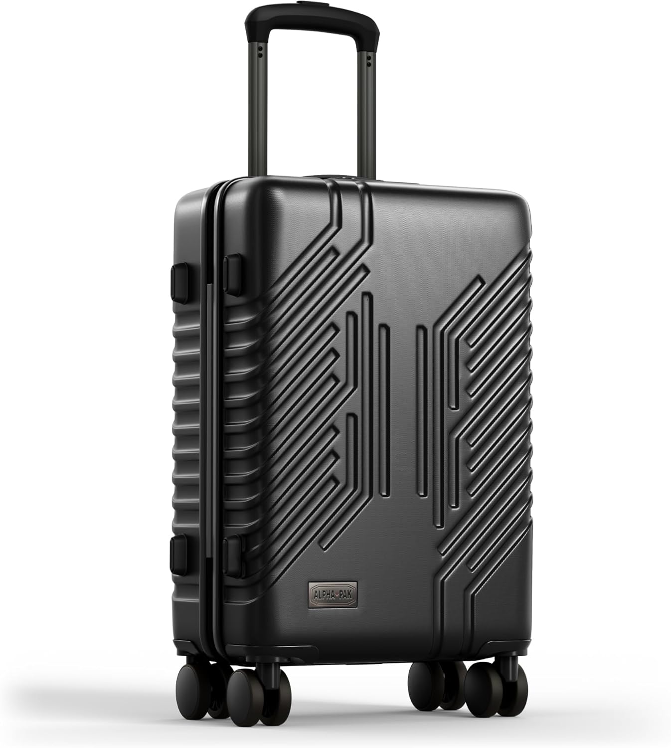 20-inch Carry On Luggage Airline Approved - PC+ABS Lightweight Suitcase with Built-in TSA Lock，Hard-shell Durable Rolling Luggage with USB Port
