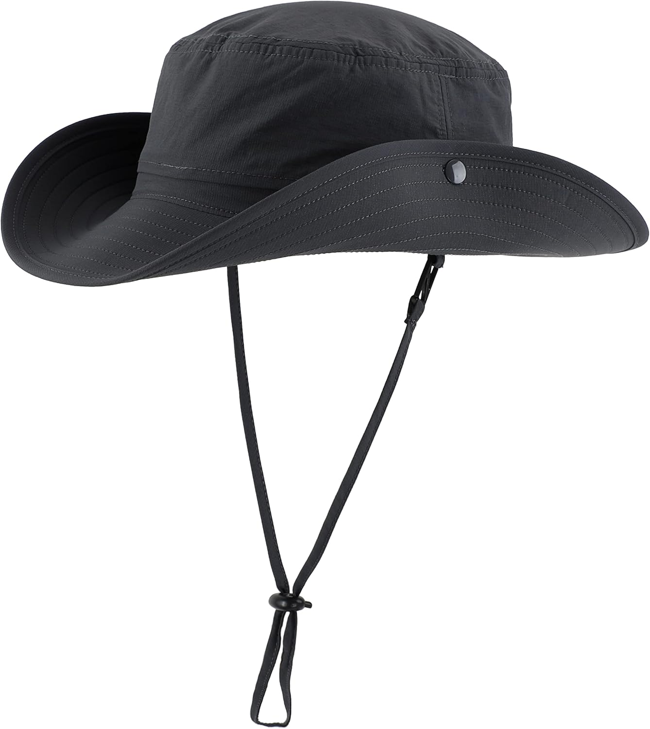 Connectyle Sun Hat for Men Women Outdoor UV Protection Safari Hat for Fishing Hiking Gardening Breathable Cowboy Hat UPF50