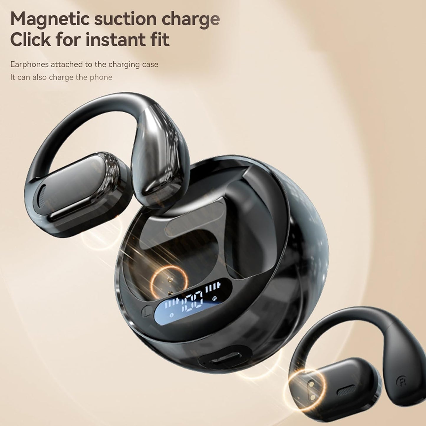 Wireless Earbuds, Real-Time AI Translation Earbuds,144 Languages Language Translator Earbuds, AI Wireless Bluetooth Headphones, Translating Earbuds, Ear Pods Wireless, Perfect for Travel, Business
