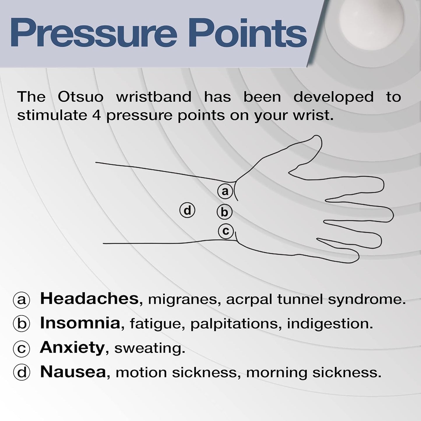Nausea Relief Wristband for Motion and Sea Sickness | Anti-Nausea Acupressure Bands for Morning Sickness | Sea Bands for Motion Sickness Relief. (Tangerine)