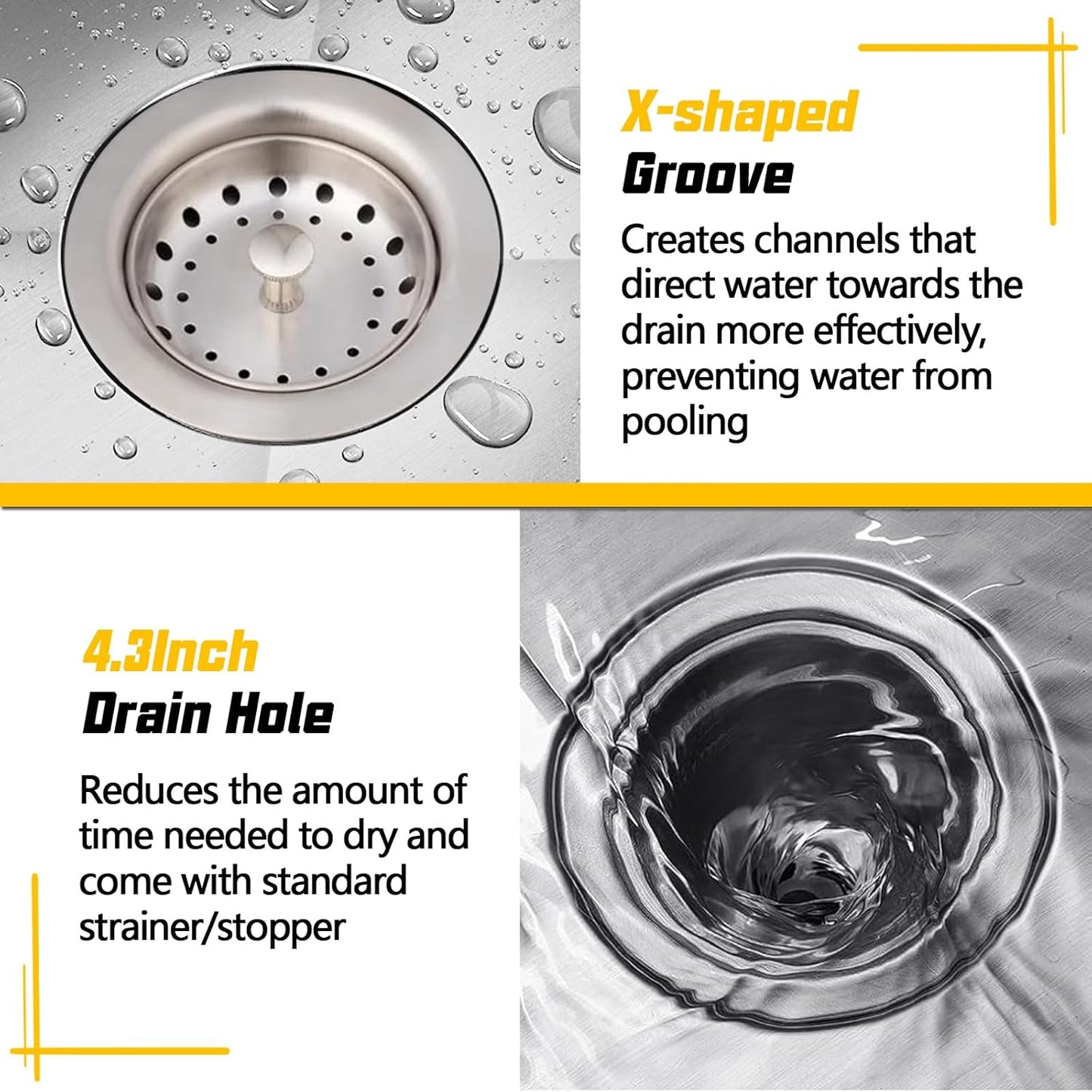 Small Kitchen Sink,15x15 Inch Bar Sink Stainless Steel Drop In Small Kitchen Sink Ideal Choice For Small Space Nice As Toprmount Prep Sink,RV Kitchen Sink With Bottom Grid,Soap Mat And Drain Assembly