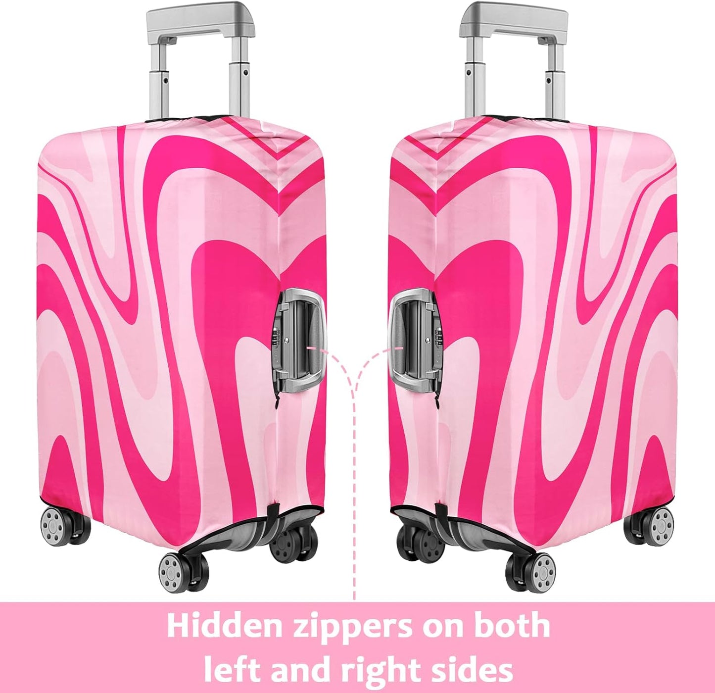 Luggage Cover for Suitcase Elastic Suitcase Cover Protector, Carry On Luggage Sleeve Anti Scratch Travel Essentials Suitcase Cover Fits 27-29