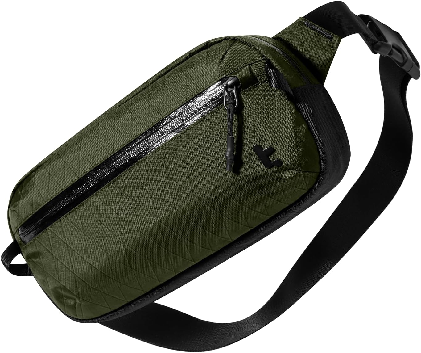tomtoc 3.5L X-Pac Sling Bag with RFID Blocking, Crossbody Bag Minimalist Chest Shoulder Pack for Men/Women, Water-resistant Lightweight Casual Funny Pack for Travel/Daily Commute