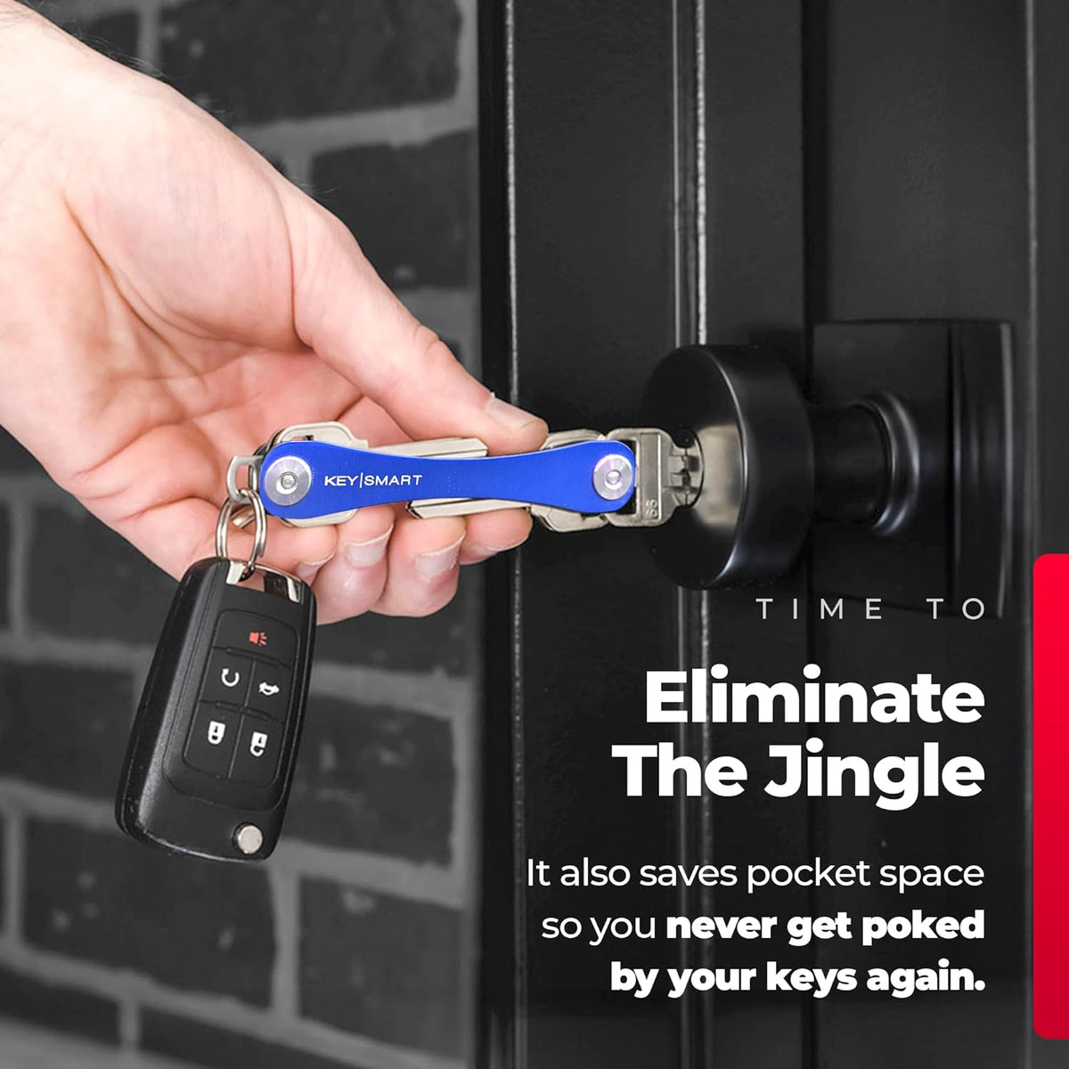 KEYSMART Key Holder for Keychain - Compact Key Organizer for Key Chain ...