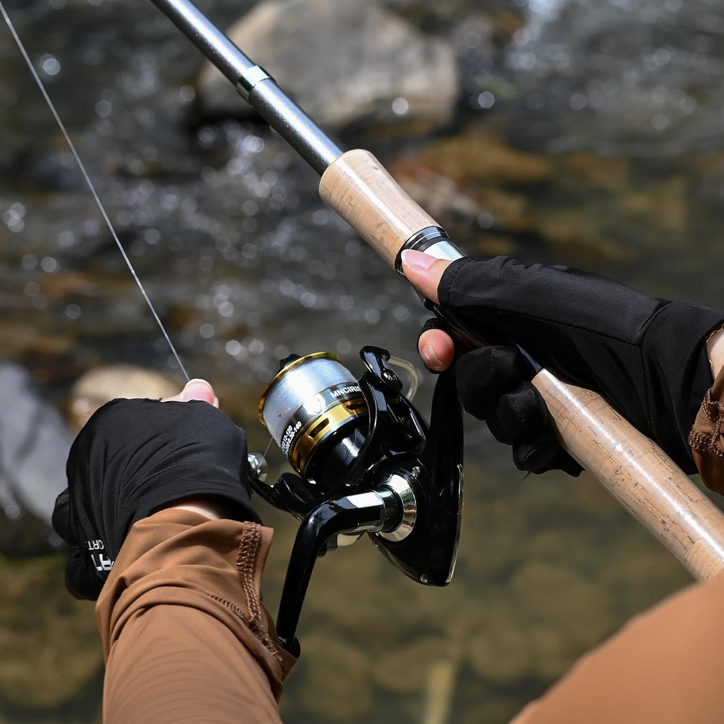 Carbon Fiber Fishing Pole Combo Set - 2.1m/6.89ft Spinning Reel, 145pcs Accessories Kit for Saltwater & Freshwater Fishing