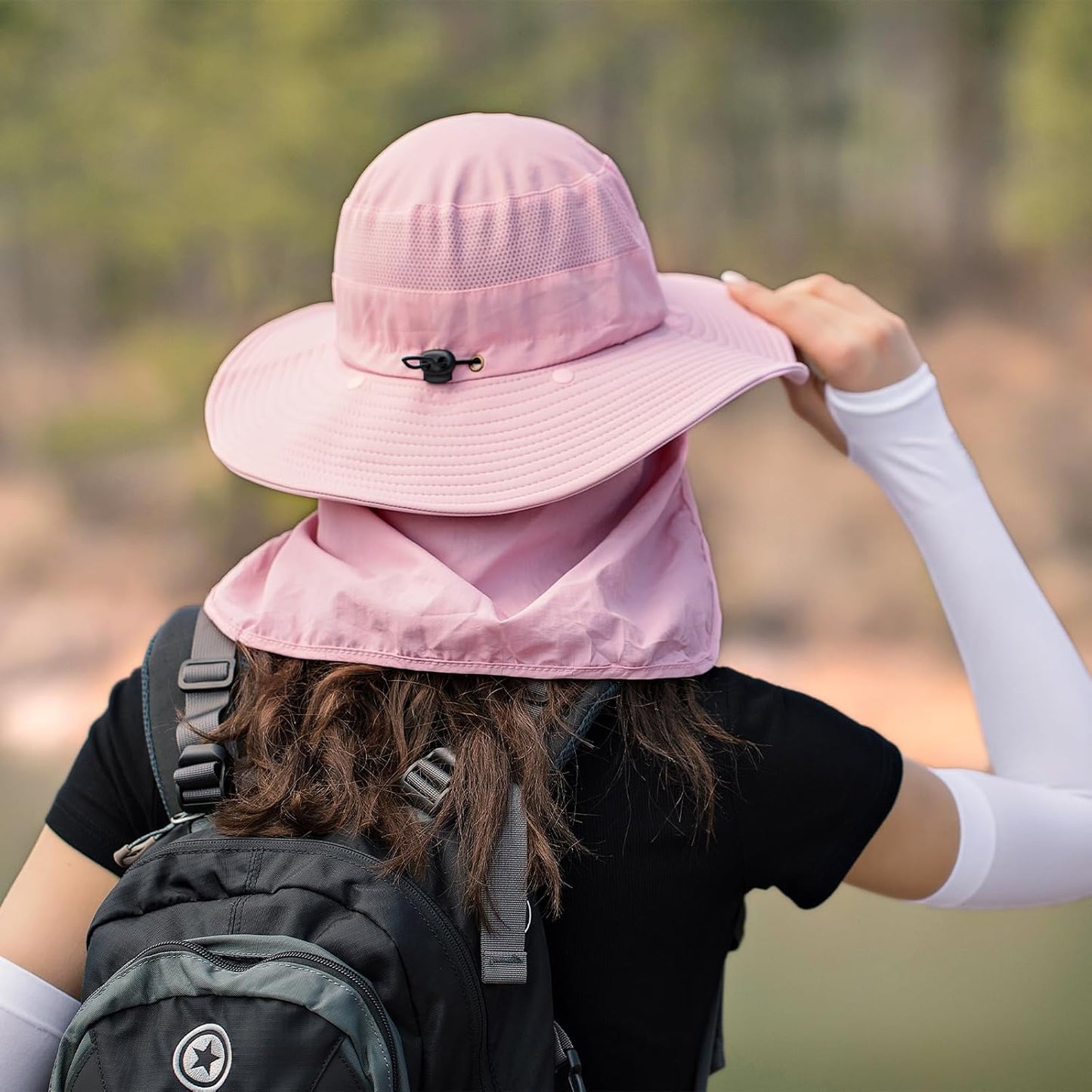 Sun Hats for Men Women Fishing Hat UPF 50+ Breathable Wide Brim Summer UV Protection Hat