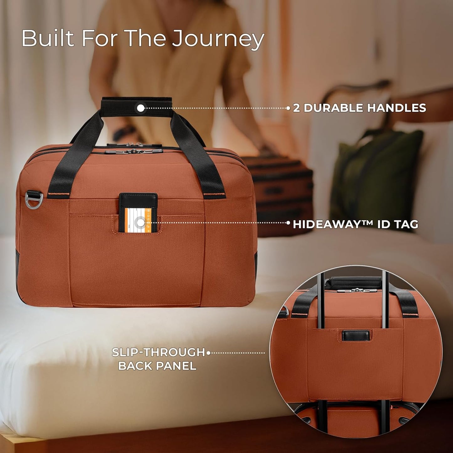Briggs & Riley Travel Duffel Bag - Weekender & Overnight Luggage for Women & Men, Softside Bag - ZDX Collection
